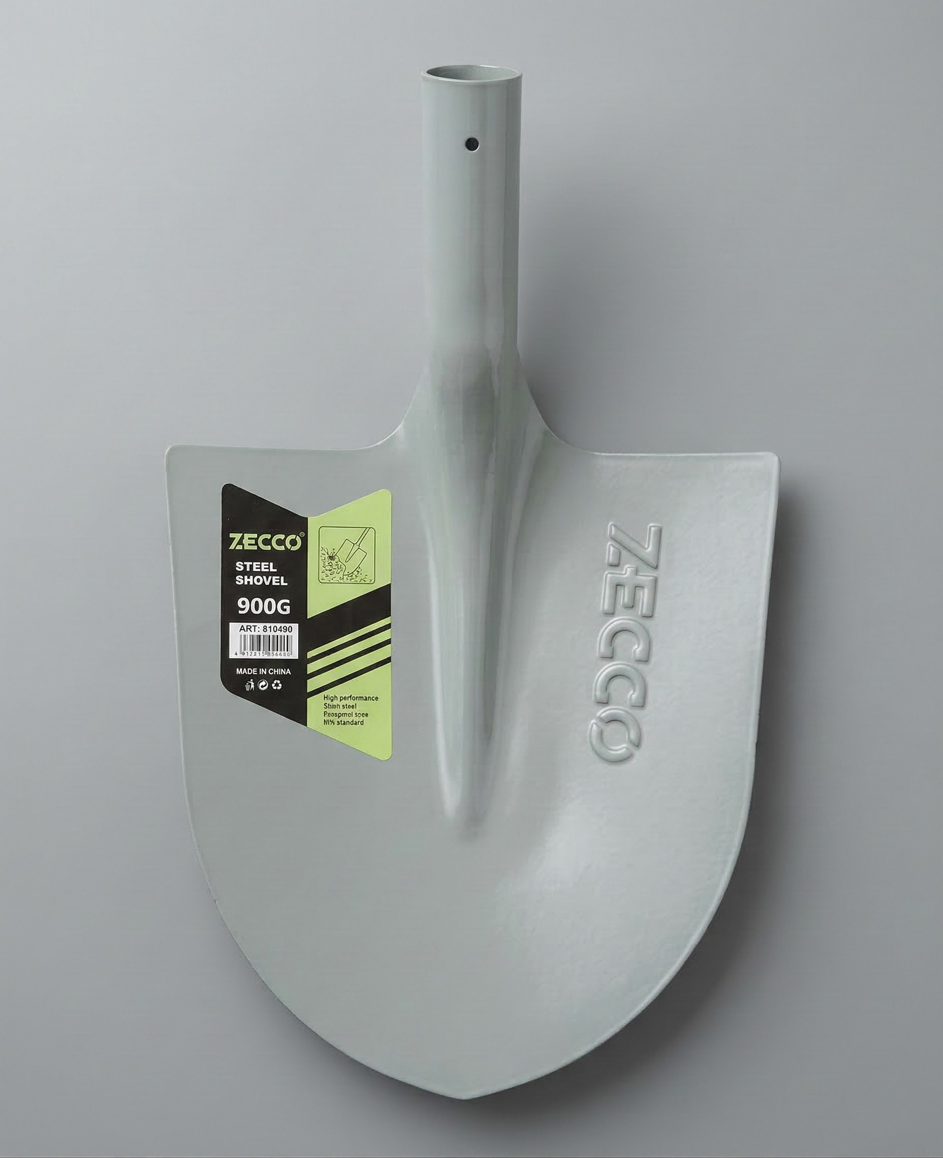 Pelle grise en acier